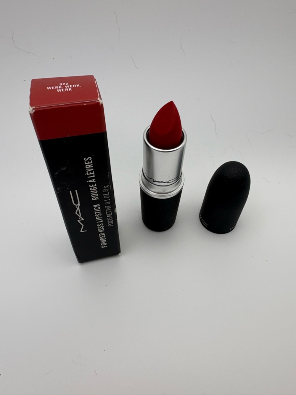 MAC Cosmetics Powder Kiss Lipstick 922 Werk, Werk, Werk BNIB